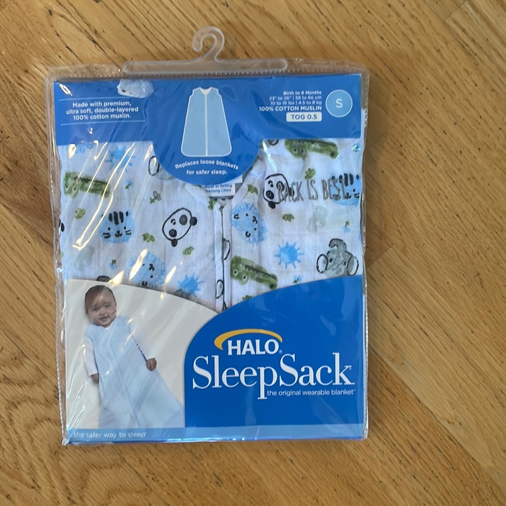 Halo SleepSack Size Small - 100% Cotton Muslin
